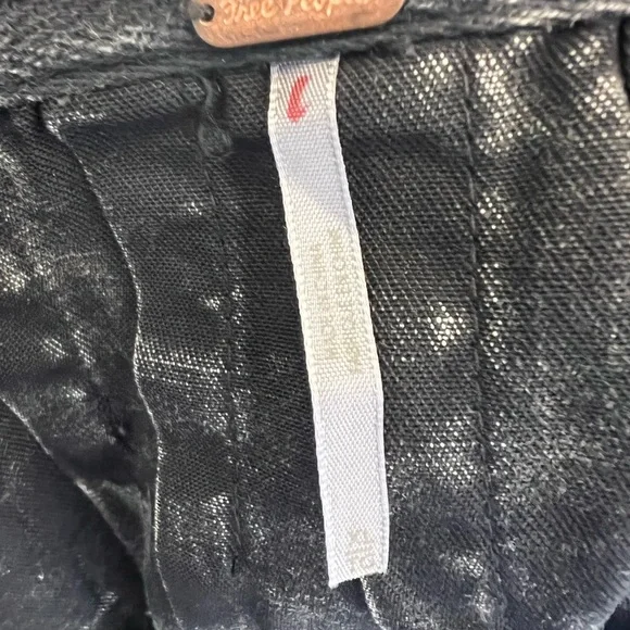 NWT Free People Marina babydoll denim crop top - Picture 10 of 12